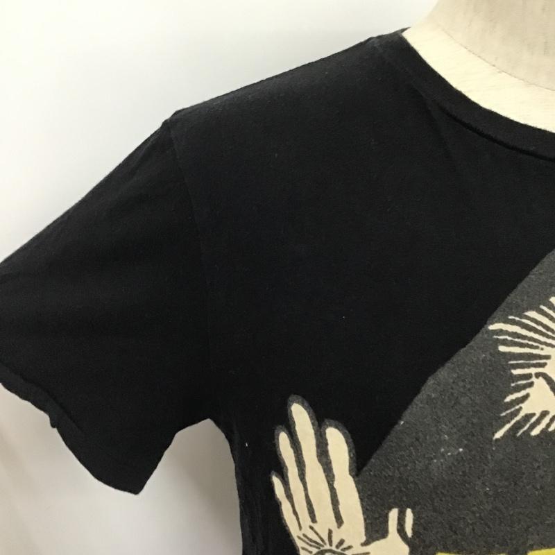 ポールスミス Paul Smith Tシャツ 半袖 M プリント 黒 / ブラック / メンズ USED 古着 中古 10077510
