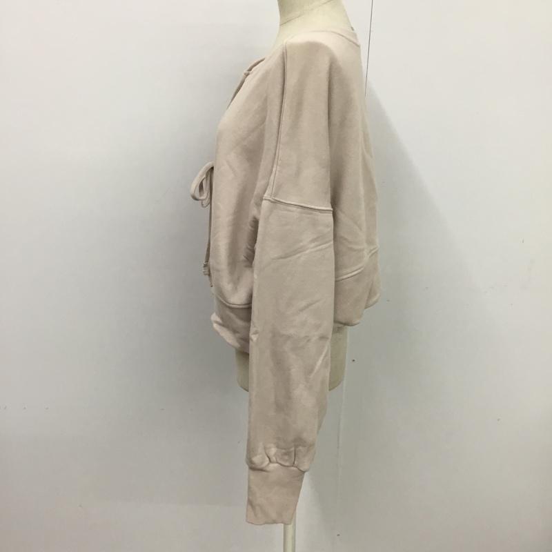 フリークスストア FREAK'S STORE カーディガン 長袖 FREE 無地 桃 / ピンク / X ベージュ / ベージュ / レディース USED 古着 中古 10077519