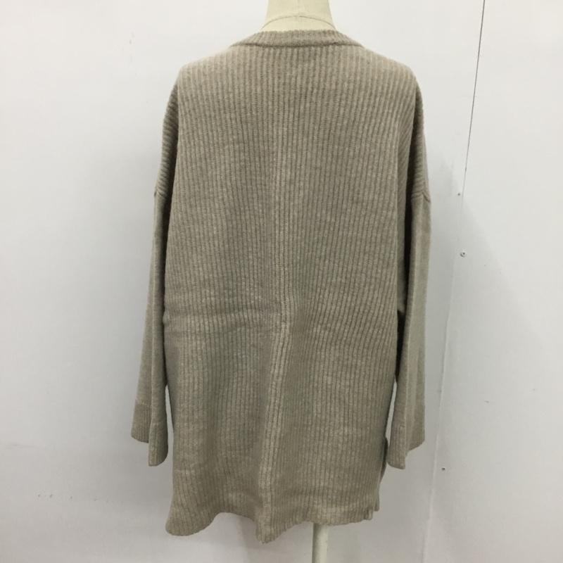 スタディオクリップ studio CLIP ニット、セーター 長袖 L 無地 灰 / グレー / レディース USED 古着 中古 10077536