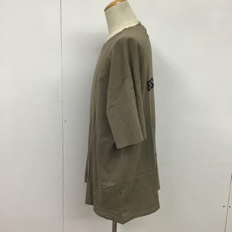 エッセンシャルズ ESSENTIALS Tシャツ 半袖 バックロゴ XL ロゴ、文字 灰 / グレー / メンズ USED 古着 中古 10077664