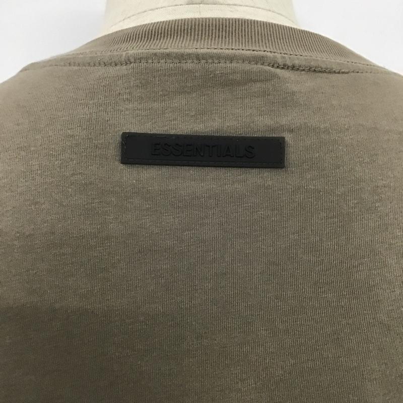 エッセンシャルズ ESSENTIALS Tシャツ 半袖 バックロゴ XL ロゴ、文字 灰 / グレー / メンズ USED 古着 中古 10077664