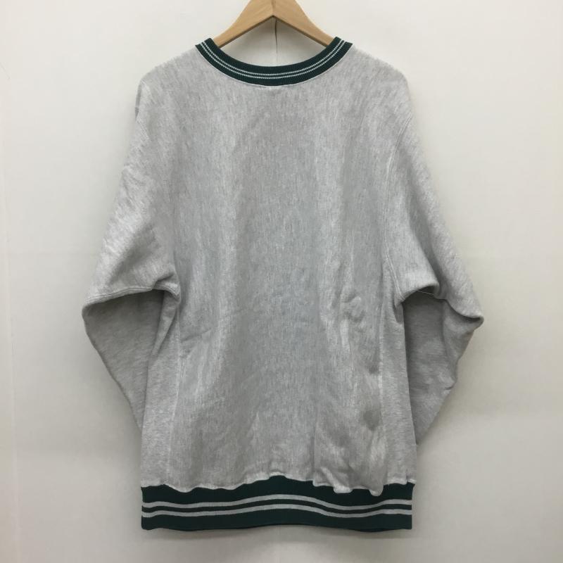 チャンピオン Champion トレーナー 長袖 90's Reverse Weave 刺繍 リブライン XL 刺繍 X ロゴ、文字 白 / ホワイト / メンズ USED 古着 中古 10077684