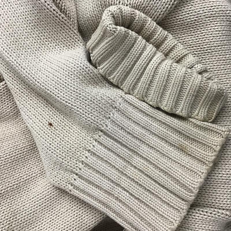 ポロバイラルフローレン Polo by RALPH LAUREN ニット、セーター 長袖 コットン ワンポイント ベージュ / ベージュ / メンズ USED 古着 中古 10077740