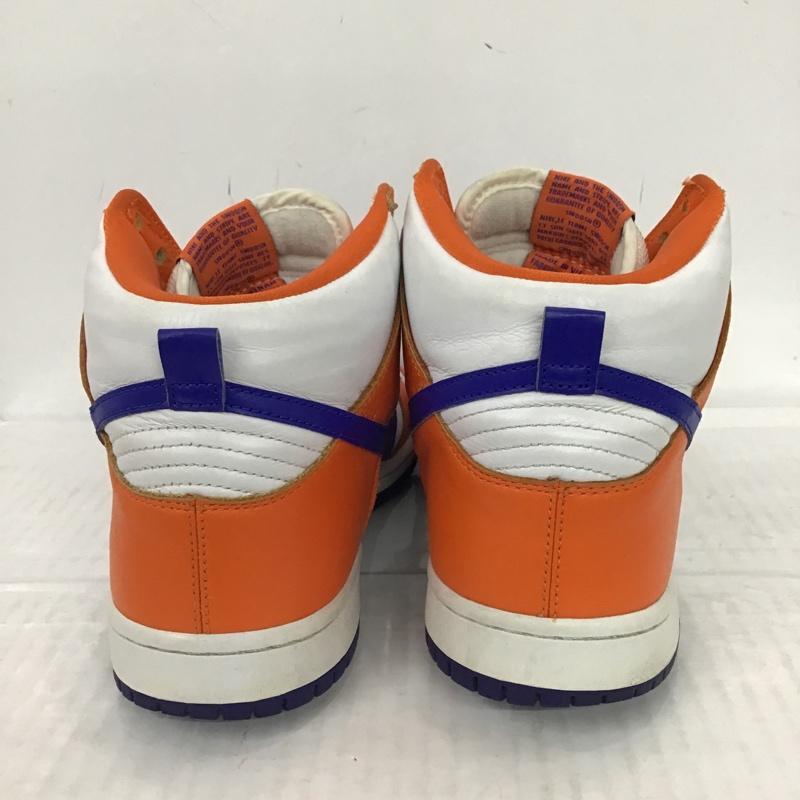 ナイキ NIKE スニーカー スニーカー AH0471-841 SB DUNK HIGH TRD QS 28cm 28.0cm ワンポイント 白 / ホワイト / X 橙 / オレンジ / X 青 / ブルー / メンズ USED 古着 中古 10077763