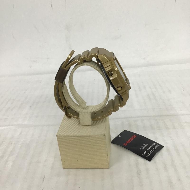 ジーショック G-SHOCK 腕時計 デジタル DWE-5600HG-1JR 箱有 ロゴ、文字 金 / ゴールド / X 黒 / ブラック / メンズ USED 古着 中古 10077771