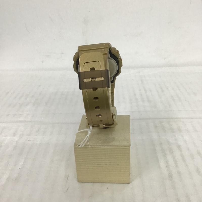 ジーショック G-SHOCK 腕時計 デジタル DWE-5600HG-1JR 箱有 ロゴ、文字 金 / ゴールド / X 黒 / ブラック / メンズ USED 古着 中古 10077771