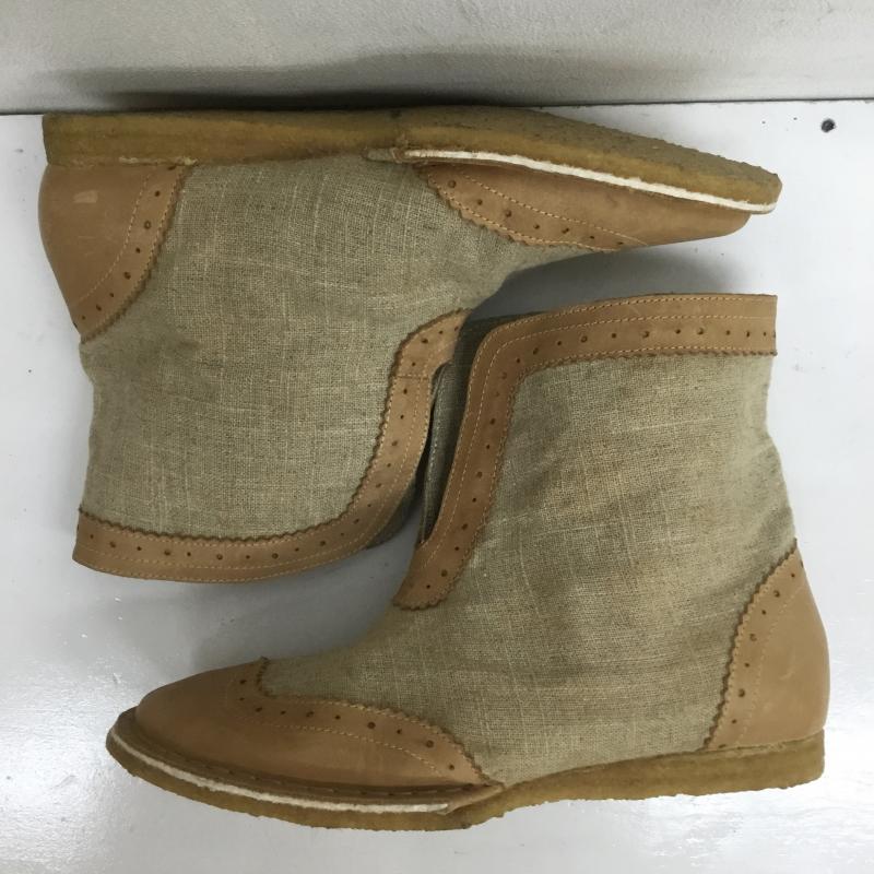 ユーズドクロージング used clothes ブーツ ショートブーツ arome de muguet アロマドミュゲ ベージュ / ベージュ / レディース USED 古着 中古 10077808
