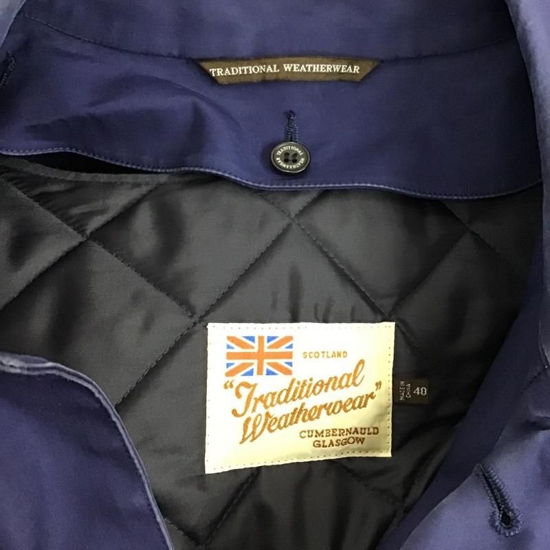 トラディショナルウェアーズ Traditional wears コート コート一般 40 無地 青 / ブルー / メンズ USED 古着 中古 10077929