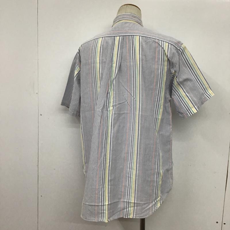 マックレガー McGREGOR シャツ、ブラウス 半袖 ボタンダウンシャツ L ストライプ マルチカラー / マルチカラー / メンズ USED 古着 中古 10077943