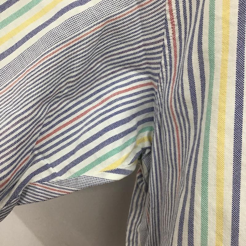 マックレガー McGREGOR シャツ、ブラウス 半袖 ボタンダウンシャツ L ストライプ マルチカラー / マルチカラー / メンズ USED 古着 中古 10077943