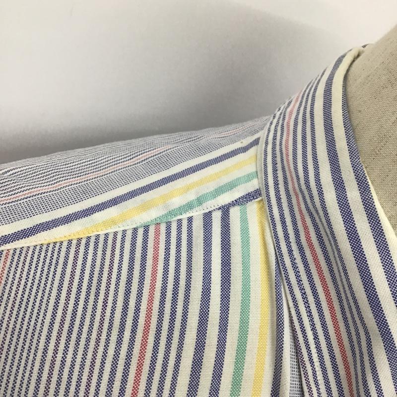 マックレガー McGREGOR シャツ、ブラウス 半袖 ボタンダウンシャツ L ストライプ マルチカラー / マルチカラー / メンズ USED 古着 中古 10077943