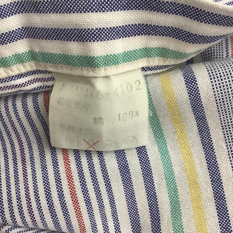 マックレガー McGREGOR シャツ、ブラウス 半袖 ボタンダウンシャツ L ストライプ マルチカラー / マルチカラー / メンズ USED 古着 中古 10077943