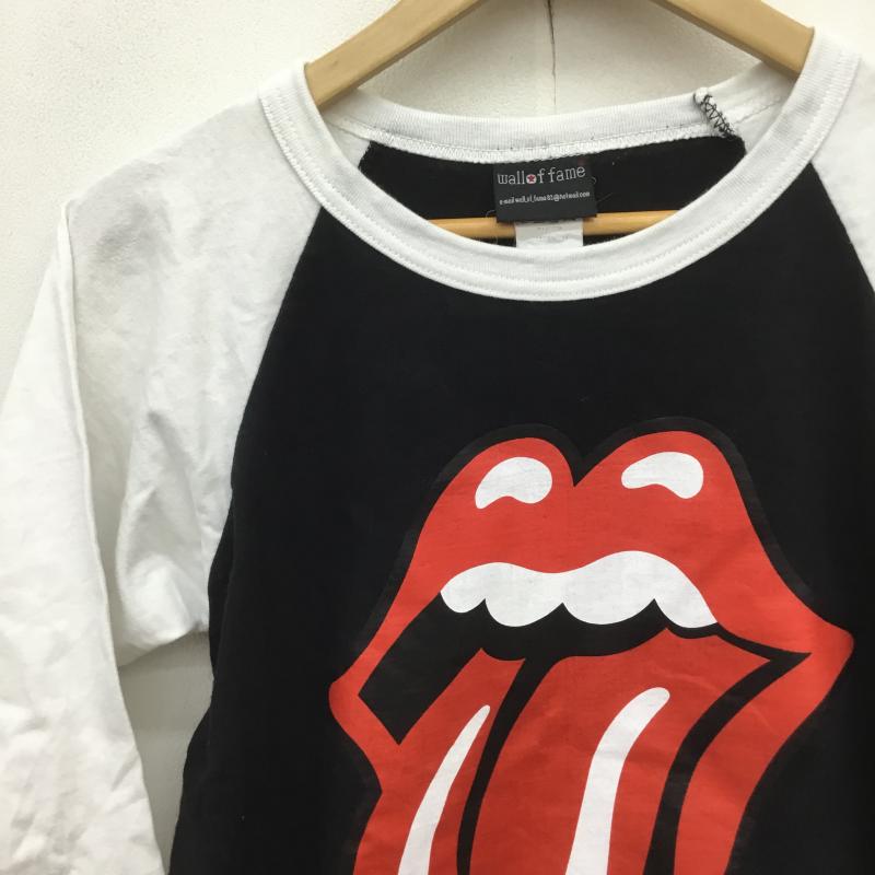 ユーズドクロージング used clothes Tシャツ 七分袖 Wall of Fame Rolling Stones 2004年 コピーライト 00s M ロゴ、文字 黒 / ブラック / メンズ USED 古着 中古 10077980