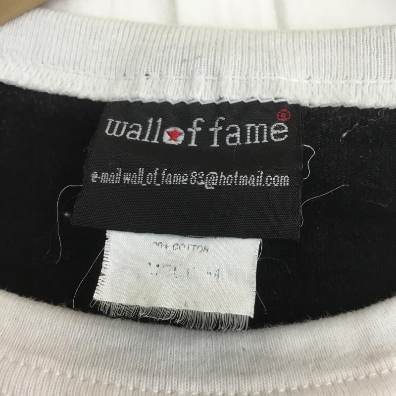 ユーズドクロージング used clothes Tシャツ 七分袖 Wall of Fame Rolling Stones 2004年 コピーライト 00s M ロゴ、文字 黒 / ブラック / メンズ USED 古着 中古 10077980