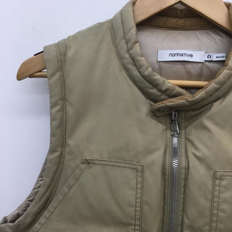 ノンネイティブ nonnative ジャケット、上着 ダウンベスト Millerain NN-V2103 ダウンベスト 0 無地 ベージュ / ベージュ / メンズ USED 古着 中古 10078007