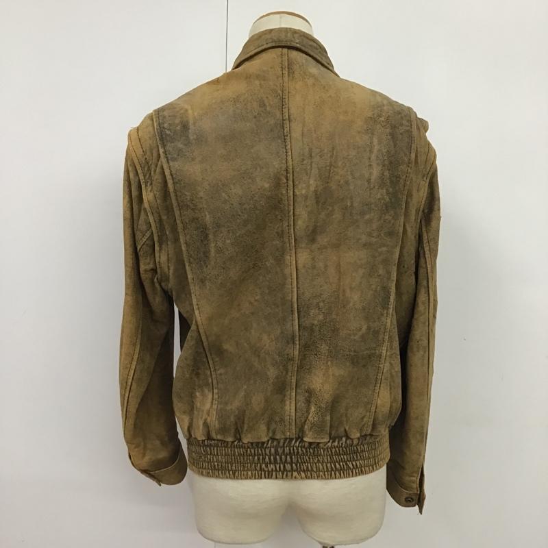 古着 USED ジャケット、上着 レザージャケット 2WAY ベスト L 無地 キャメル / キャメル / メンズ USED 古着 中古 10078056