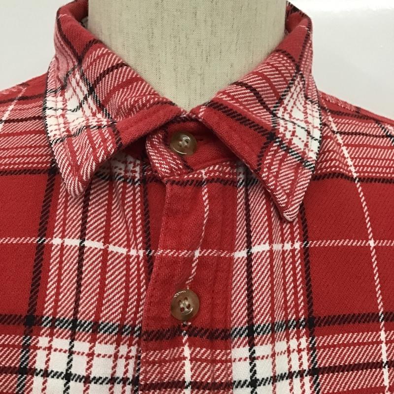 カーハート Carhartt シャツ、ブラウス 長袖 E721-1806 ワークシャツ M チェック 赤 / レッド / X 白 / ホワイト / X 黒 / ブラック / メンズ USED 古着 中古 10078066