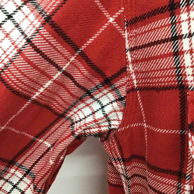 カーハート Carhartt シャツ、ブラウス 長袖 E721-1806 ワークシャツ M チェック 赤 / レッド / X 白 / ホワイト / X 黒 / ブラック / メンズ USED 古着 中古 10078066