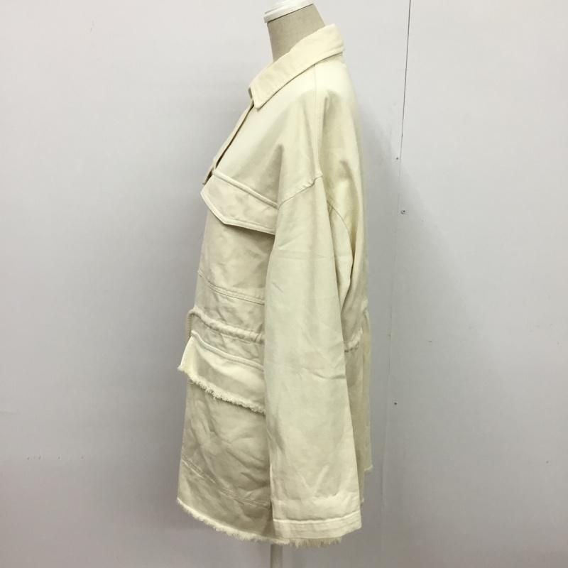 ザラ ZARA ジャケット、上着 ジャケット、ブレザー S 無地 オフホワイト / オフホワイト / レディース USED 古着 中古 10078131