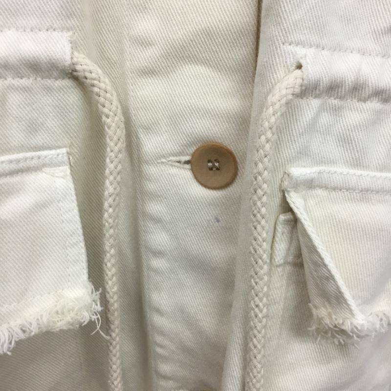 ザラ ZARA ジャケット、上着 ジャケット、ブレザー S 無地 オフホワイト / オフホワイト / レディース USED 古着 中古 10078131