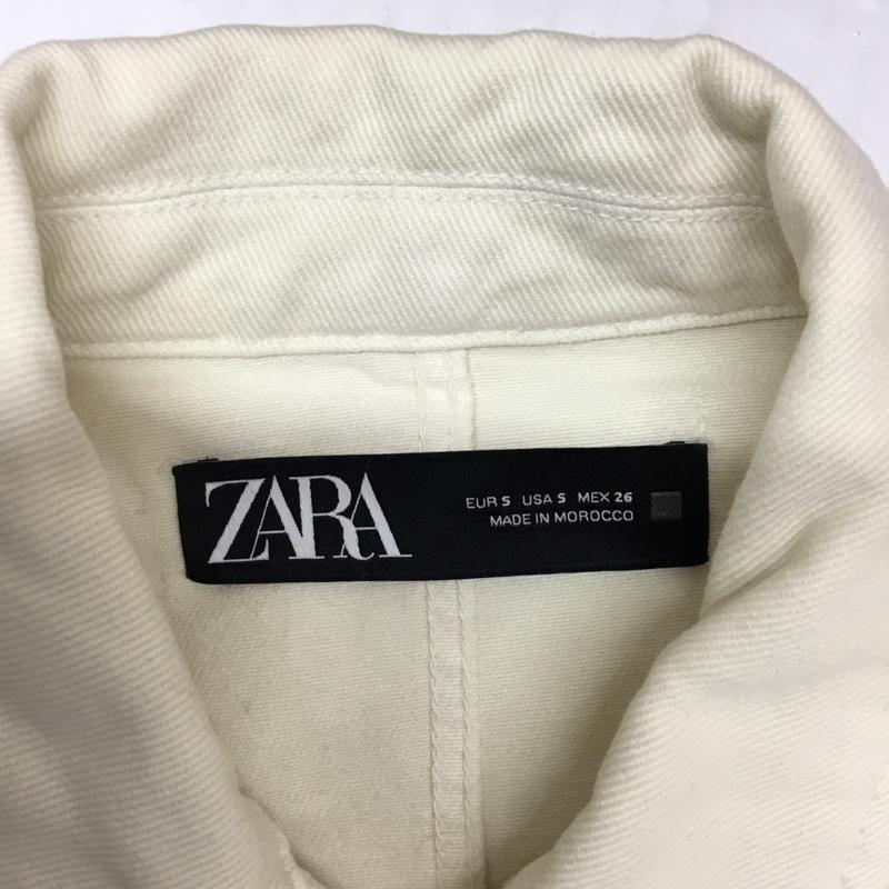 ザラ ZARA ジャケット、上着 ジャケット、ブレザー S 無地 オフホワイト / オフホワイト / レディース USED 古着 中古 10078131