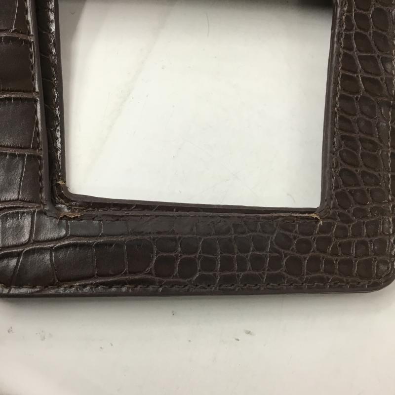 マウジー MOUSSY ハンドバッグ ハンドバッグ クリアバック ポーチ ロゴ、文字 茶 / ブラウン / レディース USED 古着 中古 10078150