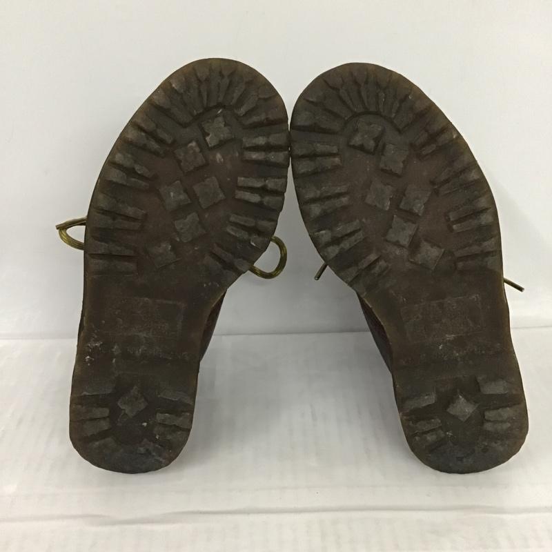 ドクターマーチン Dr.Martens ブーツ ショートブーツ 6ホール ロゴ、文字 ダークブラウン / ダークブラウン / レディース USED 古着 中古 10078151