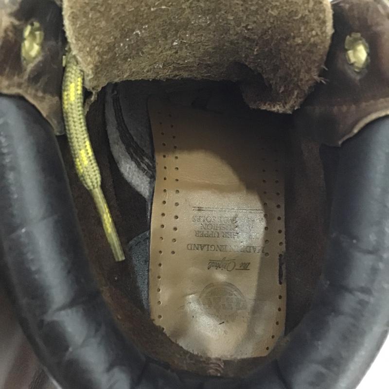 ドクターマーチン Dr.Martens ブーツ ショートブーツ 6ホール ロゴ、文字 ダークブラウン / ダークブラウン / レディース USED 古着 中古 10078151