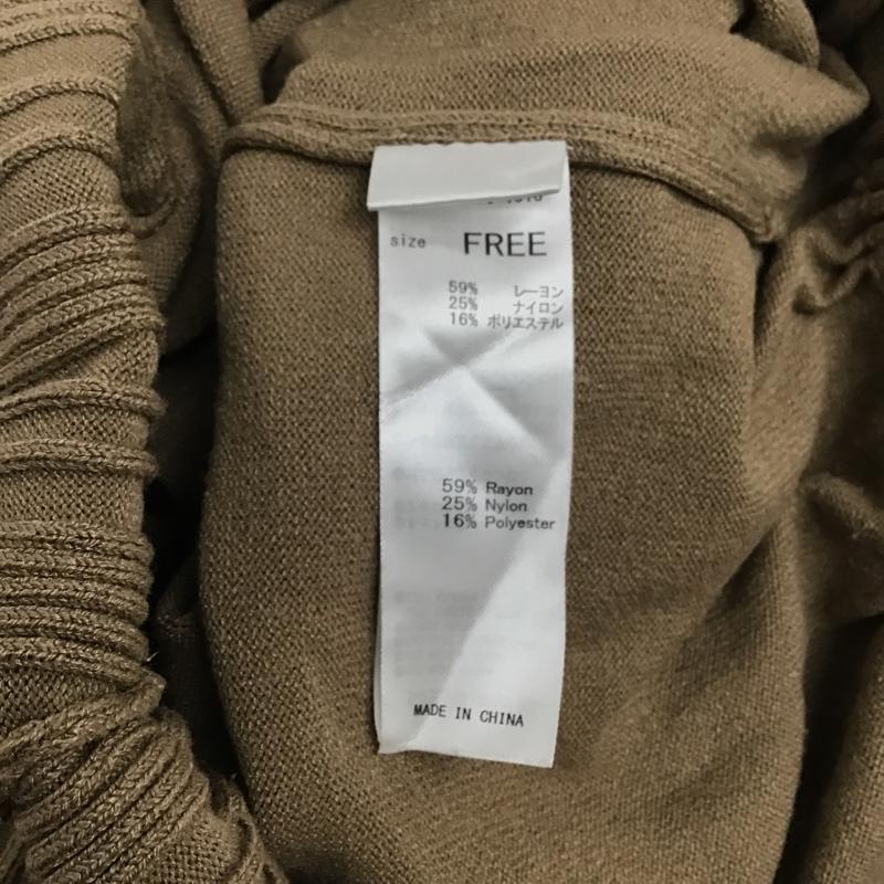 マウジー MOUSSY ワンピース ロングスカート 010CSA70-1310 FREE 無地 ベージュ / ベージュ / レディース USED 古着 中古 10078394