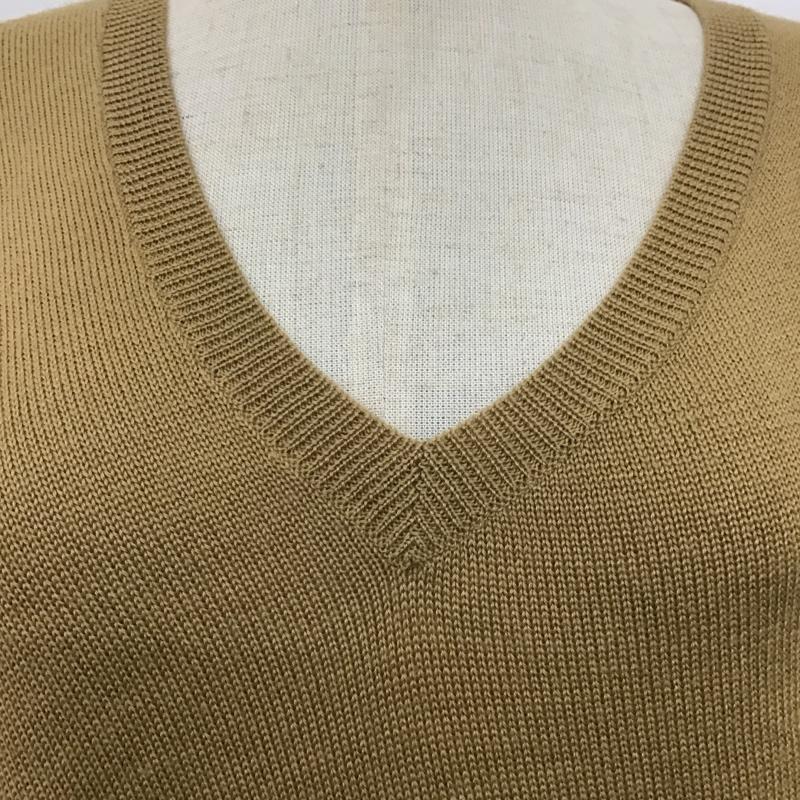 フレイ アイディー FRAY I.D ニット、セーター 長袖 FREE 無地 キャメル / キャメル / レディース USED 古着 中古 10078453