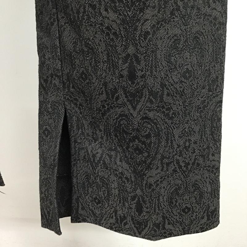 ローリーズファーム LOWRYS FARM パンツ スラックス M 総柄 チャコールグレー / チャコールグレー / レディース USED 古着 中古 10078465