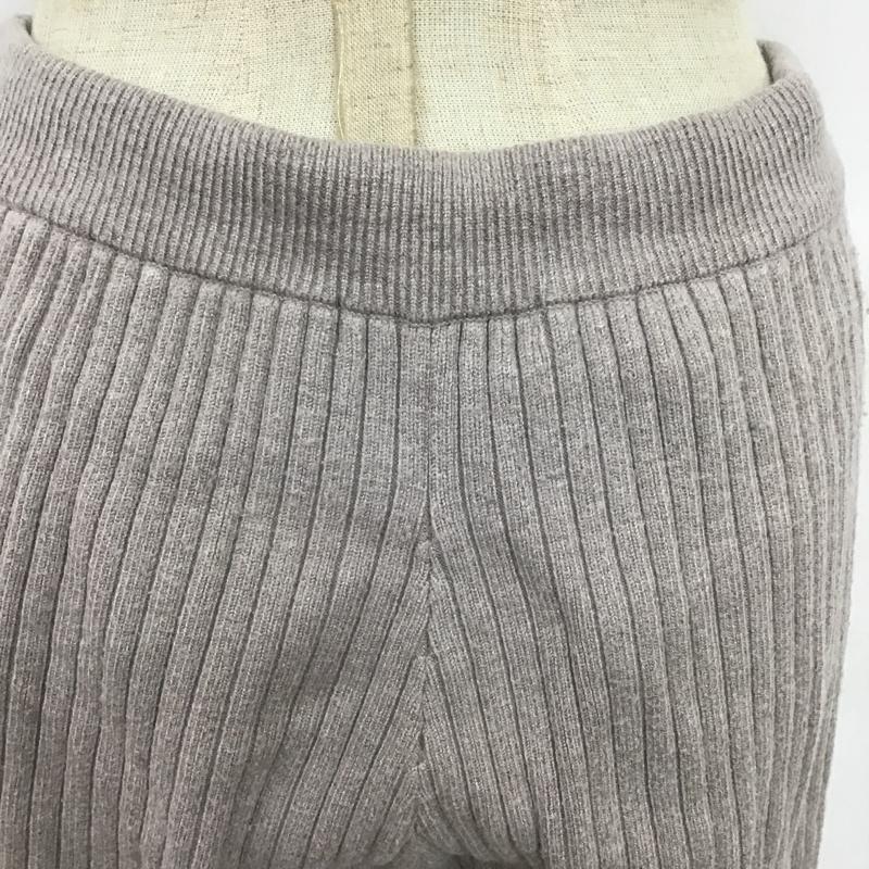 フリークスストア FREAK'S STORE ボトムス ボトムス F19-LTK-18 リブニットパンツ ワイド FREE 無地 グレージュ / グレージュ / レディース USED 古着 中古 10078551