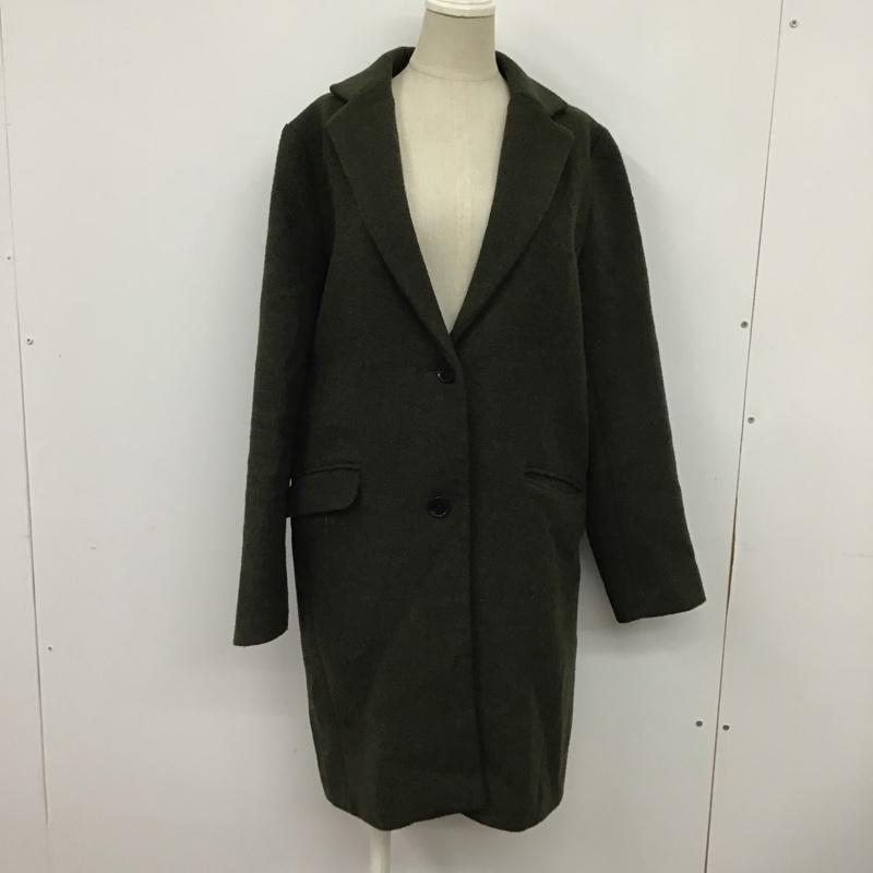 ジーナシス JEANASIS コート コート一般 JS150010MC チェスターコート FREE 無地 カーキ / カーキ / レディース USED 古着 中古 10078562