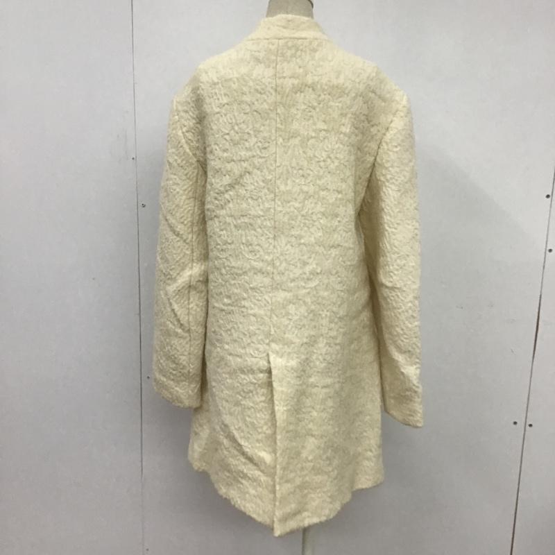 ザラベーシック ZARA BASIC コート コート一般 7807 291 712 ノーカラー L 無地 アイボリー / アイボリー / レディース USED 古着 中古 10078565
