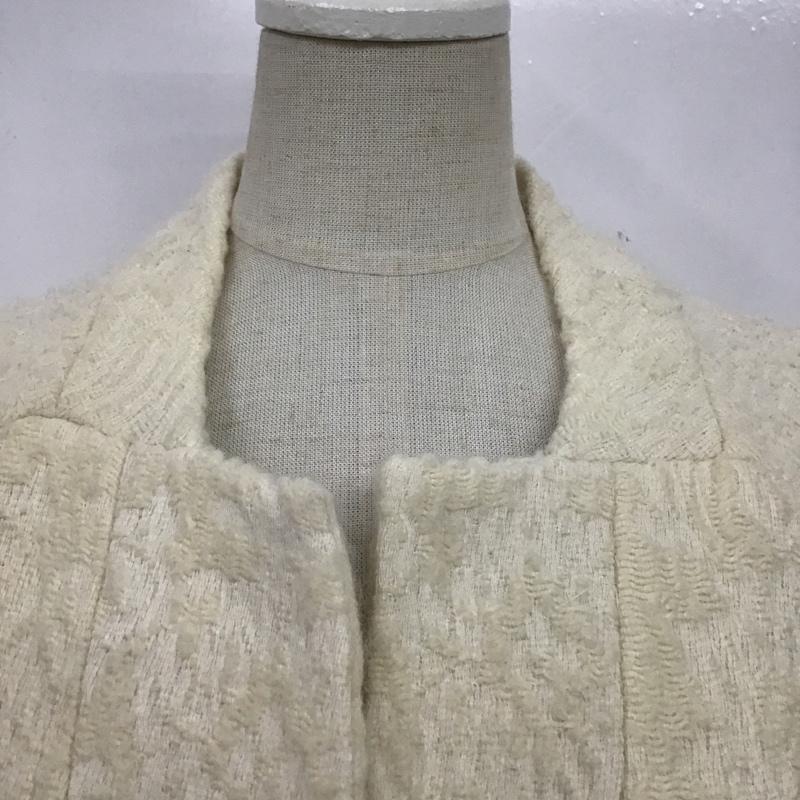 ザラベーシック ZARA BASIC コート コート一般 7807 291 712 ノーカラー L 無地 アイボリー / アイボリー / レディース USED 古着 中古 10078565