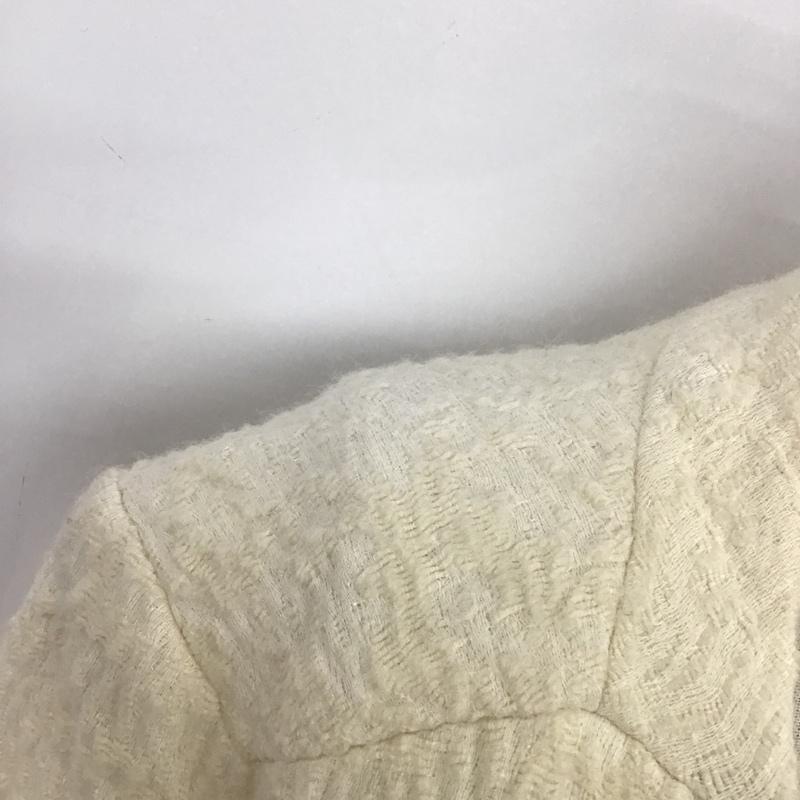 ザラベーシック ZARA BASIC コート コート一般 7807 291 712 ノーカラー L 無地 アイボリー / アイボリー / レディース USED 古着 中古 10078565