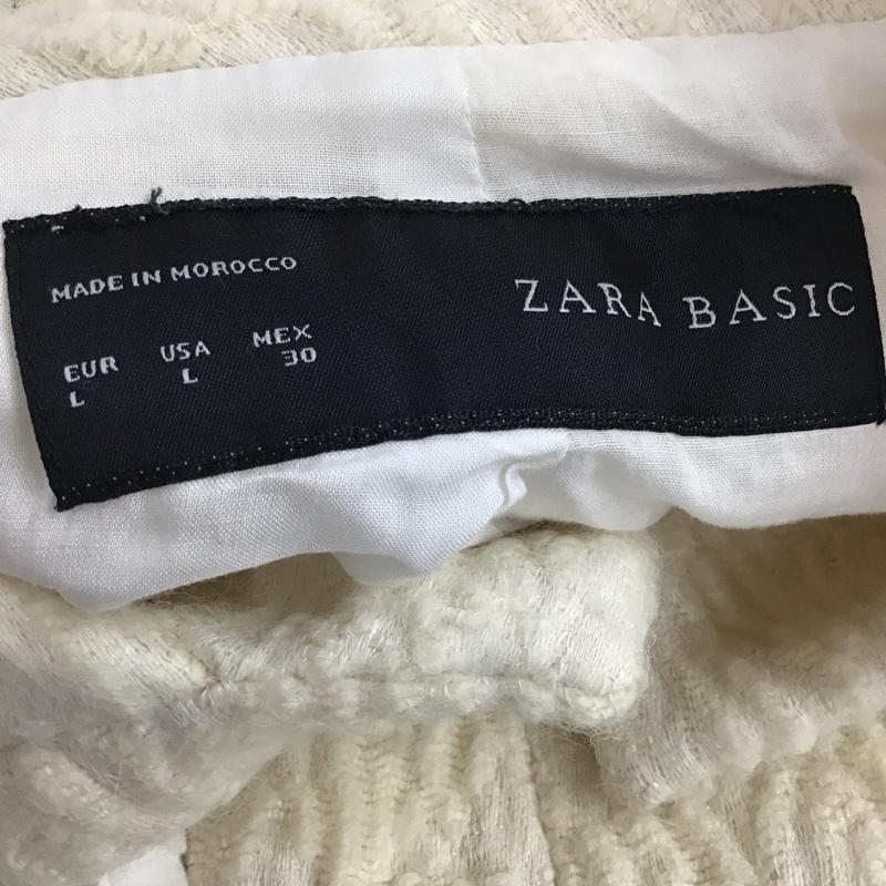 ザラベーシック ZARA BASIC コート コート一般 7807 291 712 ノーカラー L 無地 アイボリー / アイボリー / レディース USED 古着 中古 10078565