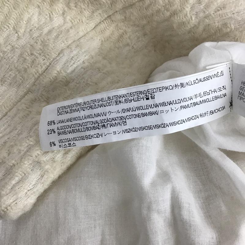 ザラベーシック ZARA BASIC コート コート一般 7807 291 712 ノーカラー L 無地 アイボリー / アイボリー / レディース USED 古着 中古 10078565
