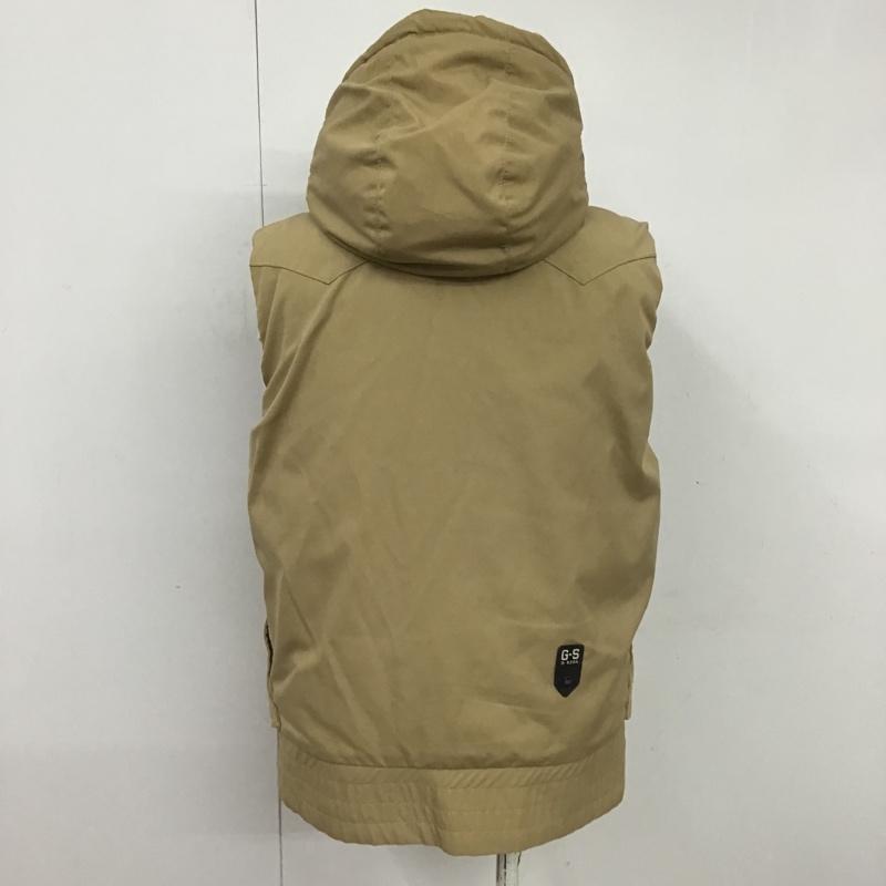 ジースターロゥ G-STAR RAW ベスト ベスト S ロゴ、文字 ベージュ / ベージュ / レディース USED 古着 中古 10078568