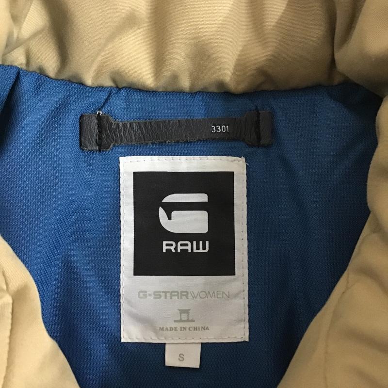 ジースターロゥ G-STAR RAW ベスト ベスト S ロゴ、文字 ベージュ / ベージュ / レディース USED 古着 中古 10078568