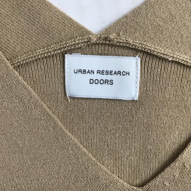 アーバンリサーチドアーズ URBAN RESEARCH DOORS ニット、セーター 長袖 DR04-22M403 Vネックルーズニット 8 無地 ベージュ / ベージュ / レディース USED 古着 中古 10078617