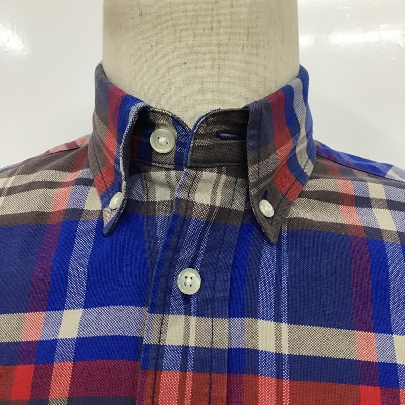 アベイシングエイプ A BATHING APE シャツ、ブラウス 長袖 ボタンダウンシャツ S チェック マルチカラー / マルチカラー / メンズ USED 古着 中古 10078791