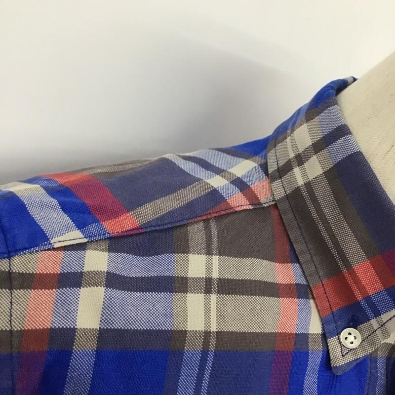 アベイシングエイプ A BATHING APE シャツ、ブラウス 長袖 ボタンダウンシャツ S チェック マルチカラー / マルチカラー / メンズ USED 古着 中古 10078791