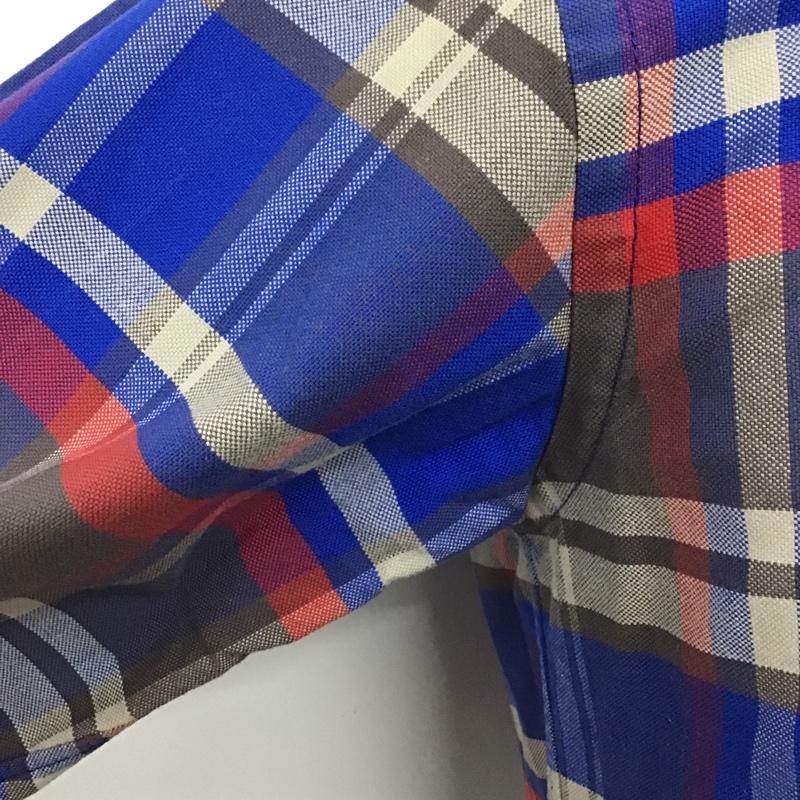 アベイシングエイプ A BATHING APE シャツ、ブラウス 長袖 ボタンダウンシャツ S チェック マルチカラー / マルチカラー / メンズ USED 古着 中古 10078791