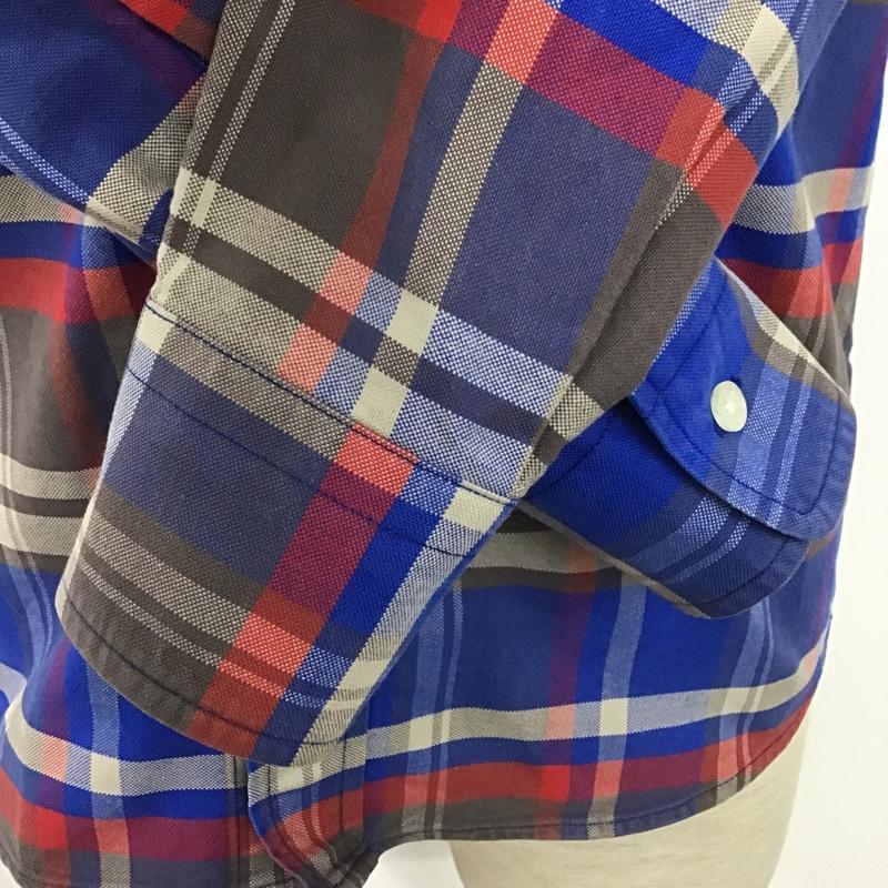 アベイシングエイプ A BATHING APE シャツ、ブラウス 長袖 ボタンダウンシャツ S チェック マルチカラー / マルチカラー / メンズ USED 古着 中古 10078791