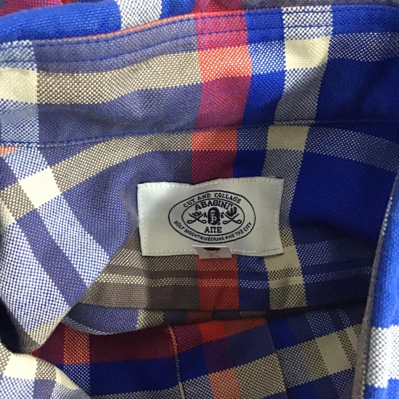 アベイシングエイプ A BATHING APE シャツ、ブラウス 長袖 ボタンダウンシャツ S チェック マルチカラー / マルチカラー / メンズ USED 古着 中古 10078791
