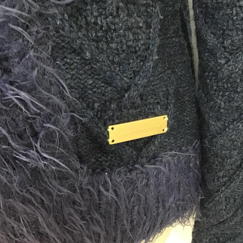 ブルーレーベル・クレストブリッジ BLUE LABEL CRESTBRIDGE ニット、セーター 長袖 55N48-282-29 38 無地 紺 / ネイビー / レディース USED 古着 中古 10078814