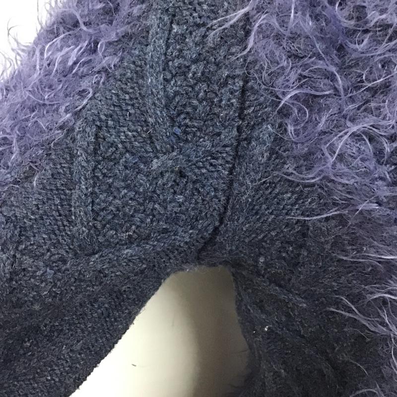 ブルーレーベル・クレストブリッジ BLUE LABEL CRESTBRIDGE ニット、セーター 長袖 55N48-282-29 38 無地 紺 / ネイビー / レディース USED 古着 中古 10078814