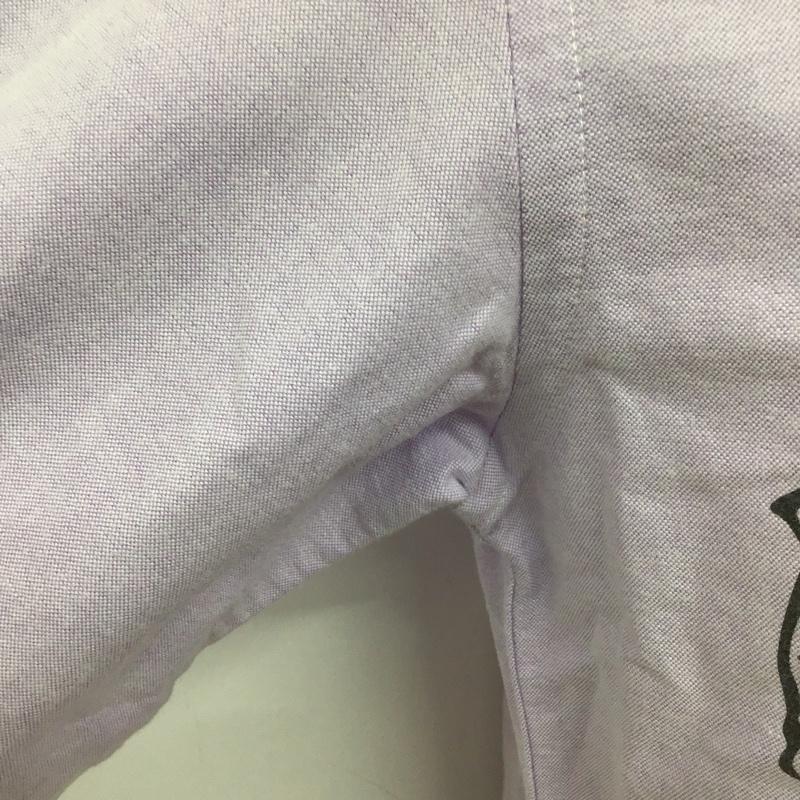 アーサスベイプ URSUS BAPE シャツ、ブラウス 長袖 S ロゴ、文字 X プリント 紫 / パープル / メンズ USED 古着 中古 10078885