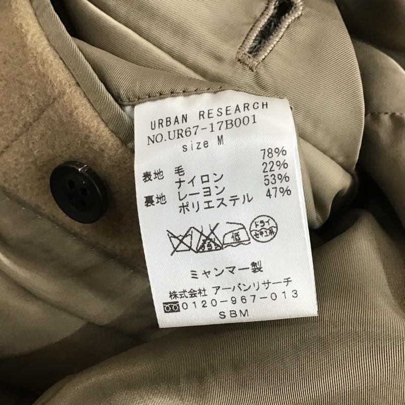 アーバンリサーチ URBAN RESEARCH コート コート一般 チェスターコート UR67-17B001 M 無地 ベージュ / ベージュ / メンズ USED 古着 中古 10078898